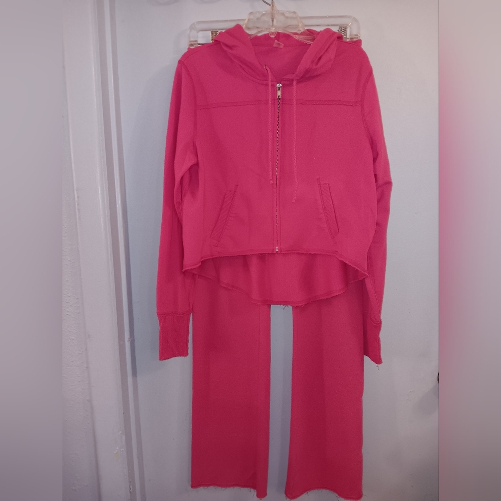 Flirtitude Vintage Pink Women's Hoodie and Pants Set